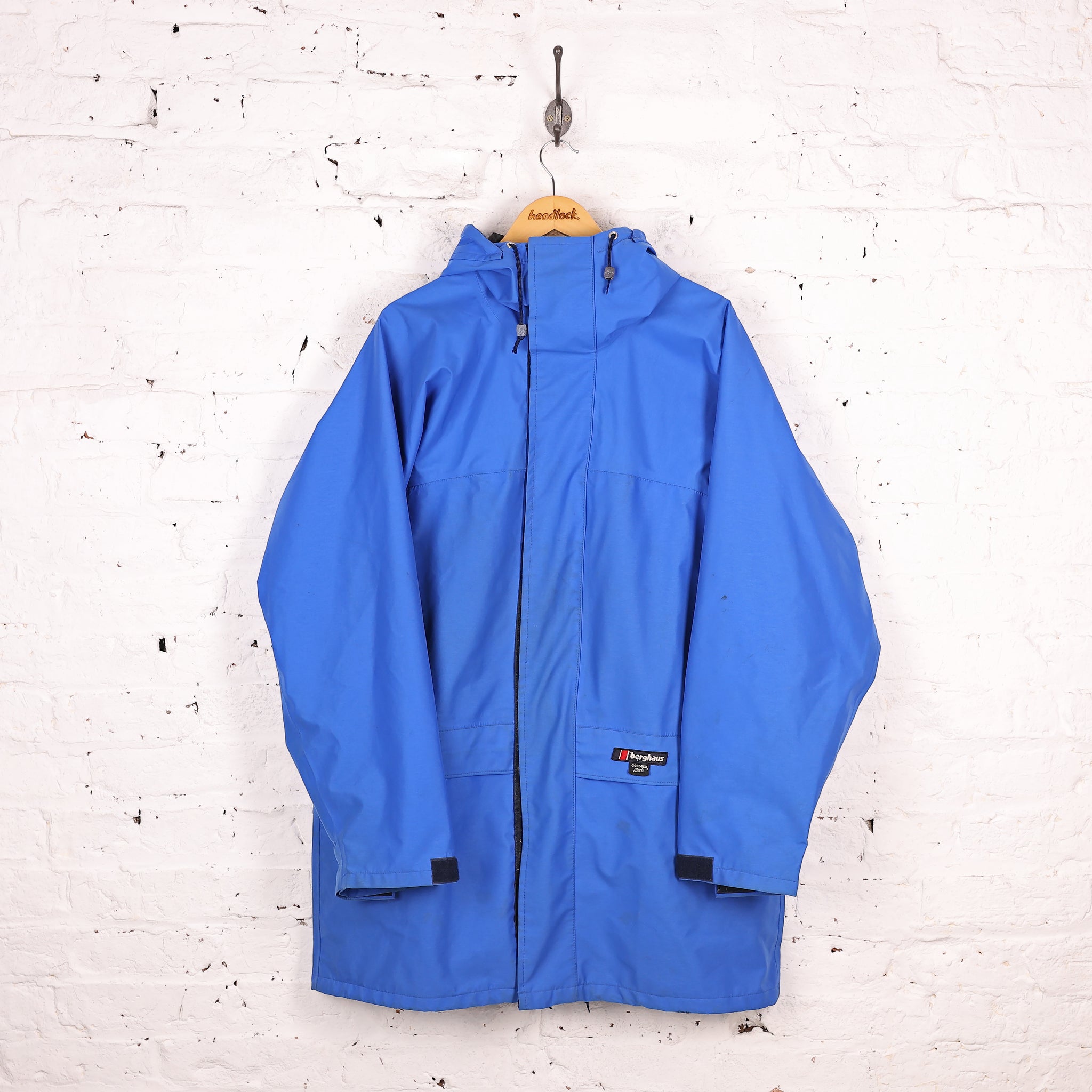 Berghaus Mistal 90s Gore Tex Rain Jacket - Blue - XL – Headlock