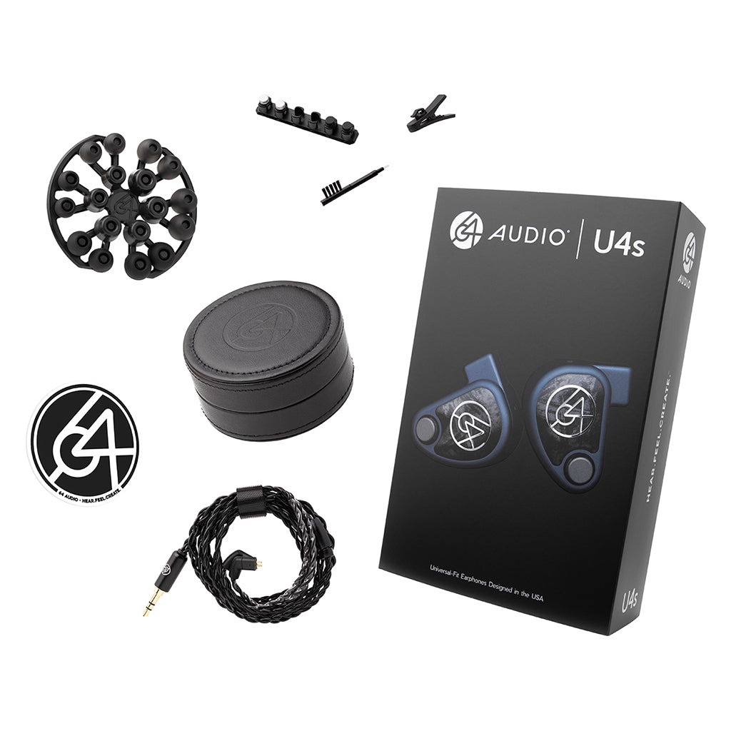 64 Audio U4s In-Ear Headphones 4-driver universal iems