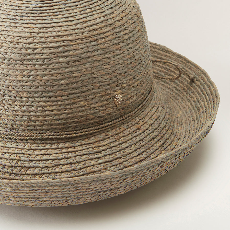 Prima 10| Women's Raffia Gray Hat | Helen Kaminski