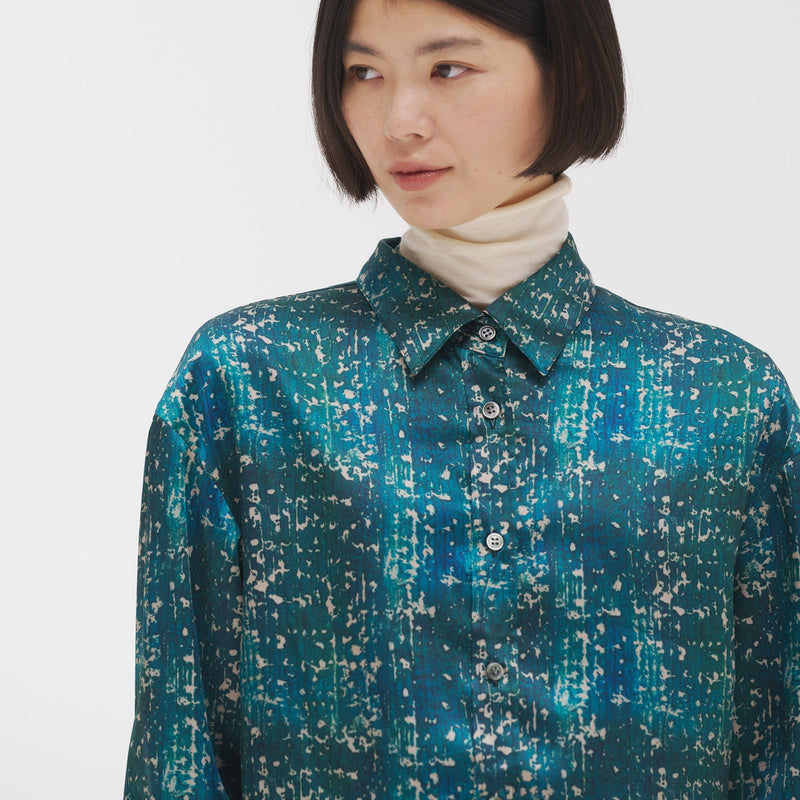 サテンシャツブラウス「こもれび」 – HERALBONY