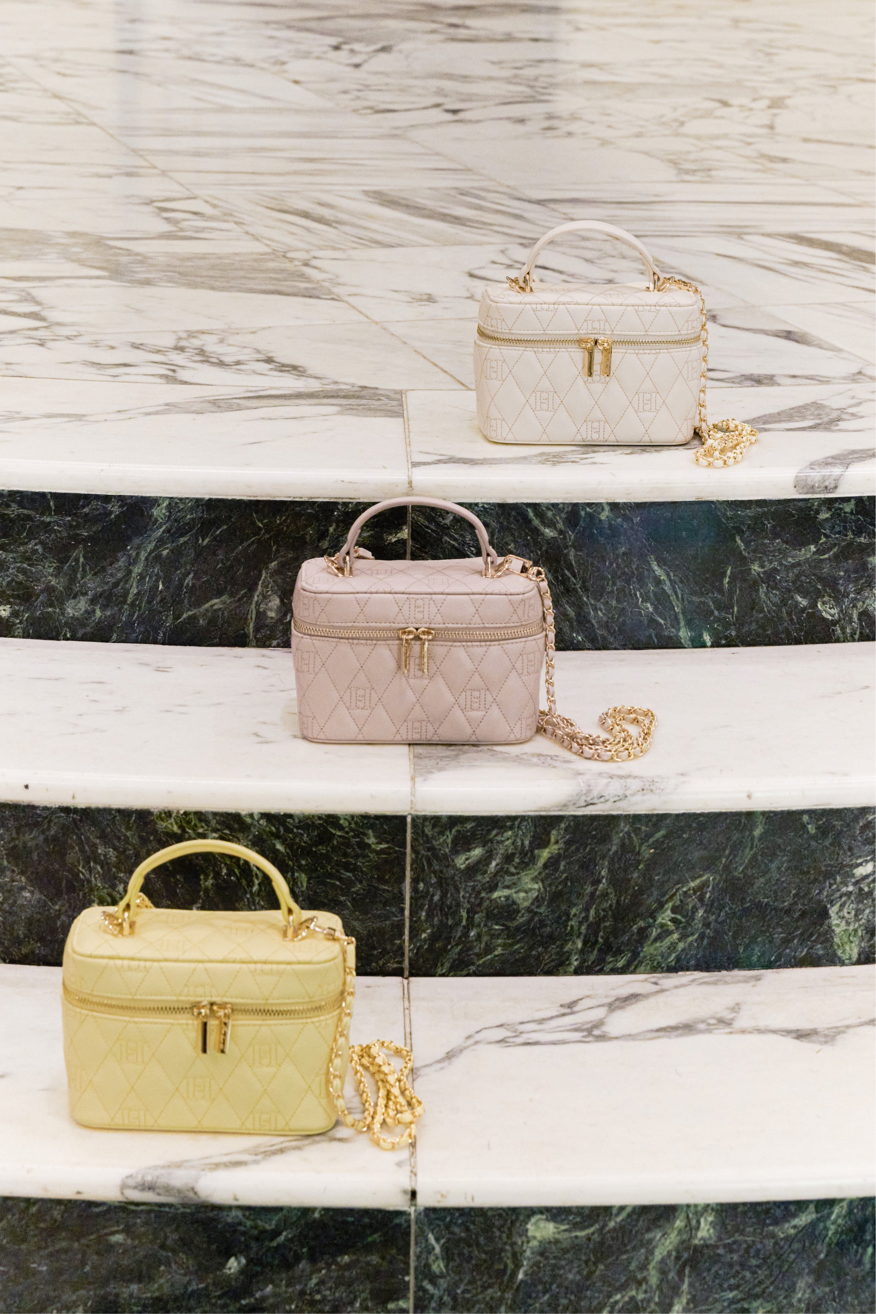 Monogram Quilted Vanity Bag