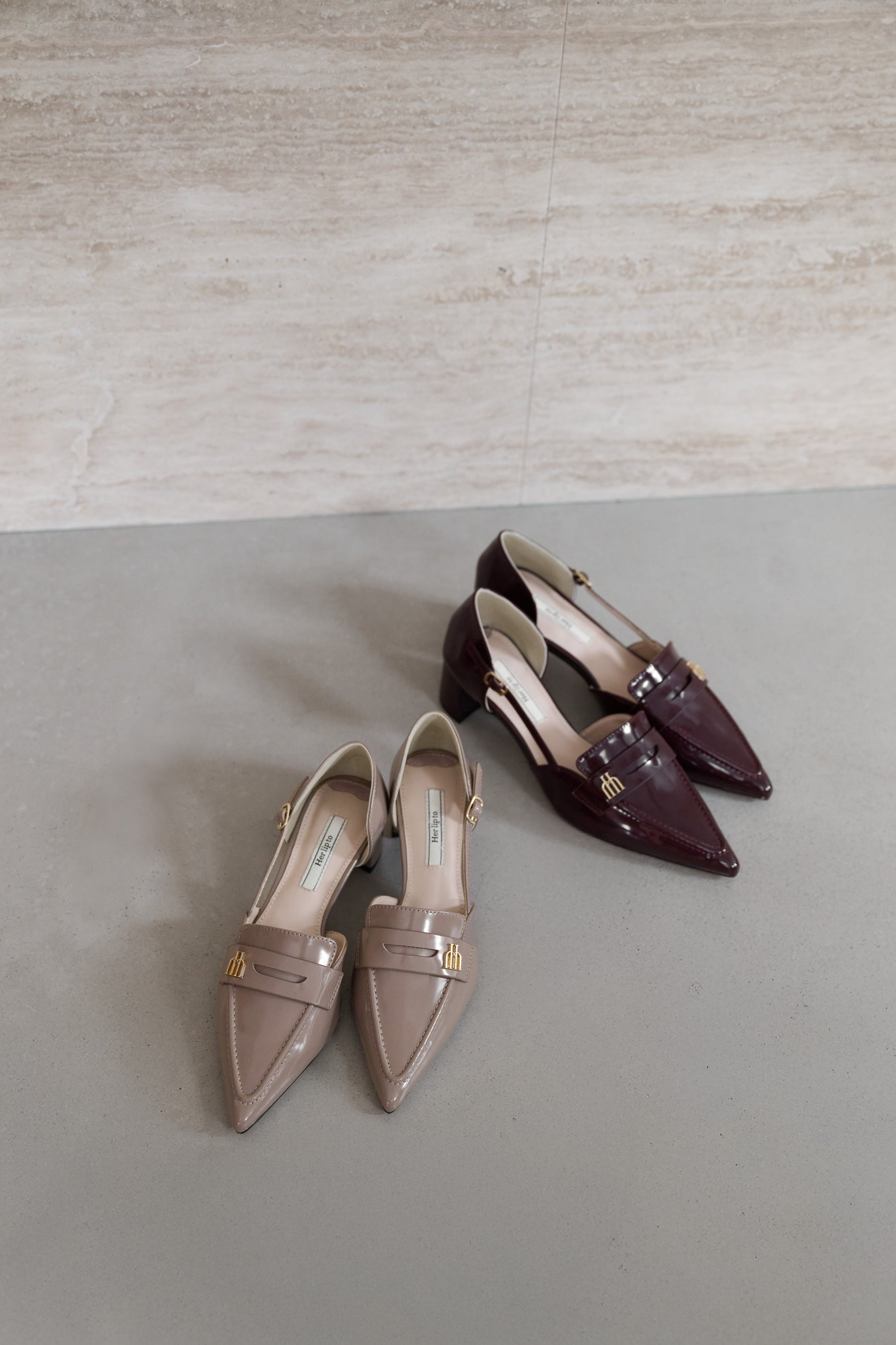 Trois Heel Loafers