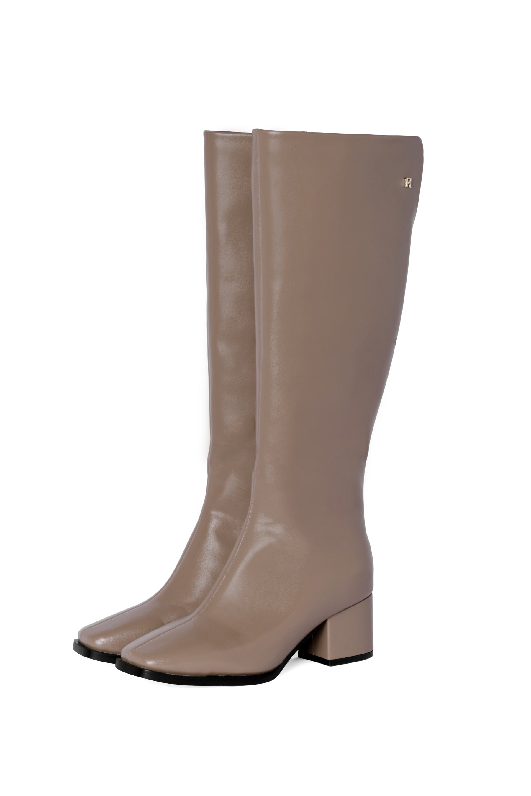 Back Slit Long Boots