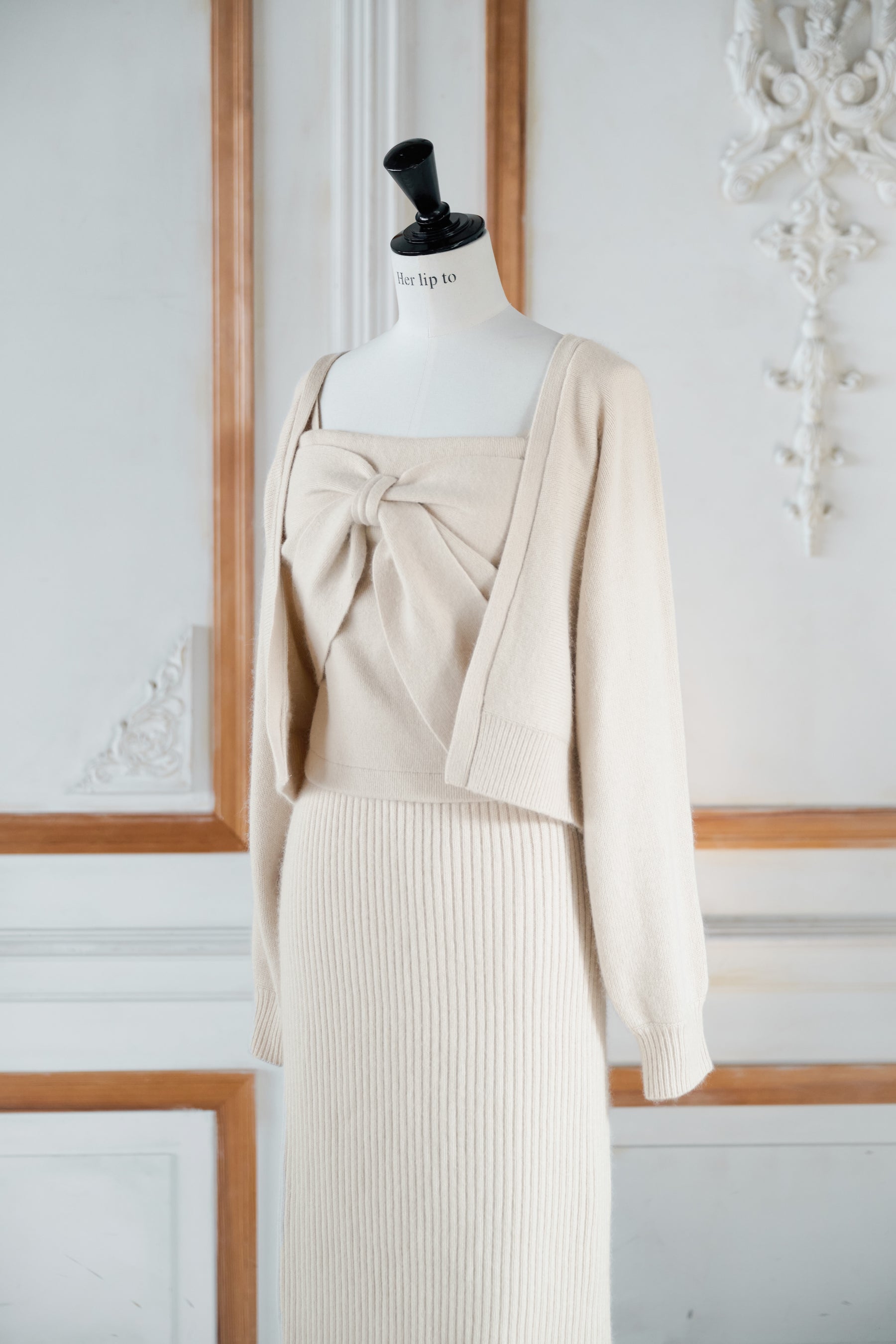 Lydie Ribbed Knit Skirt