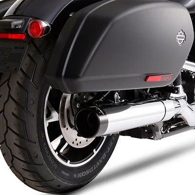 RINEHART(ラインハート)FLSB スリップオンマフラー クローム/クローム