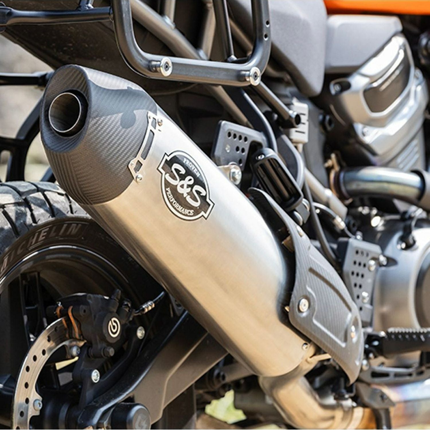 SALE】Two Brothers Racing ハーレー パンアメリカ S1Rスリップオン