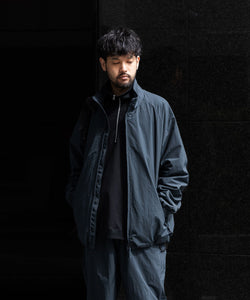 stein / シュタイン】WINDBREAKER STAND COLLAR JACKET - DARK GREY