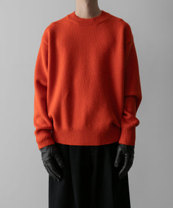 ssstein / シュタイン】EXTRA FINE WOOL WARM KNIT CREW NECK LS