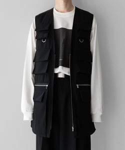 stein / シュタイン】OVERSIZED MULTI POCKET VEST - BLACK | 公式通販