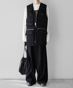stein / シュタイン】OVERSIZED MULTI POCKET VEST - BLACK | 公式通販