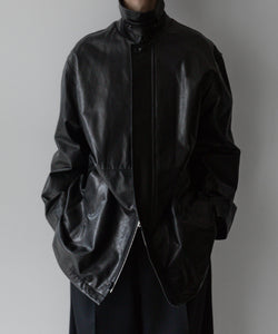 ssstein / シュタイン】LEATHER ZIP JACKET - BLACK | 公式通販サイト