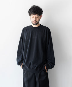 stein / シュタイン】OVERSIZED REBUILD SWEAT LS - BLACK | 公式通販