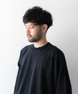 stein / シュタイン】OVERSIZED REBUILD SWEAT LS - BLACK | 公式通販