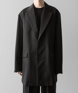 ssstein / シュタイン】OVERSIZED SINGLE BREASTED LONG JACKET - DARK