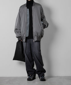 stein / シュタイン】EX FINE LAMBS LOOSE HIGH NECK KNIT LS - BLACK