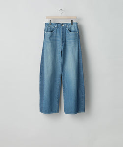 ssstein / シュタイン】DEFORMATION WIDE DENIM JEANS - INDIGO | 公式