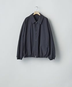 ssstein / シュタイン】RECYCLED NYLON OVERSIZED ZIP JACKET - DARK