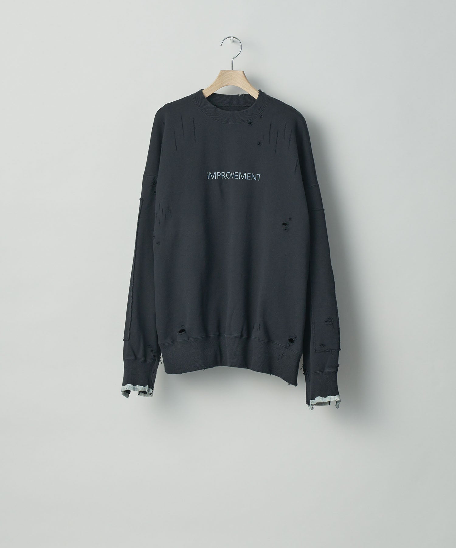 stein / シュタイン】OVERSIZED REBUILD SWEAT LS - DARK NAVY | 公式