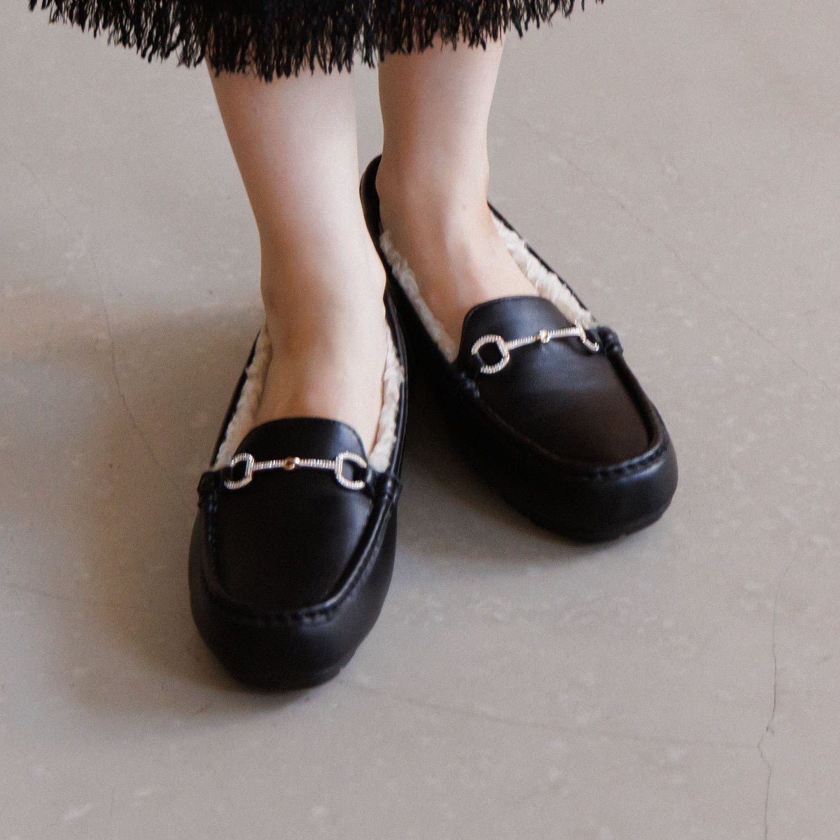 再値下げ】ビジュービットふわふわモカシン/651320