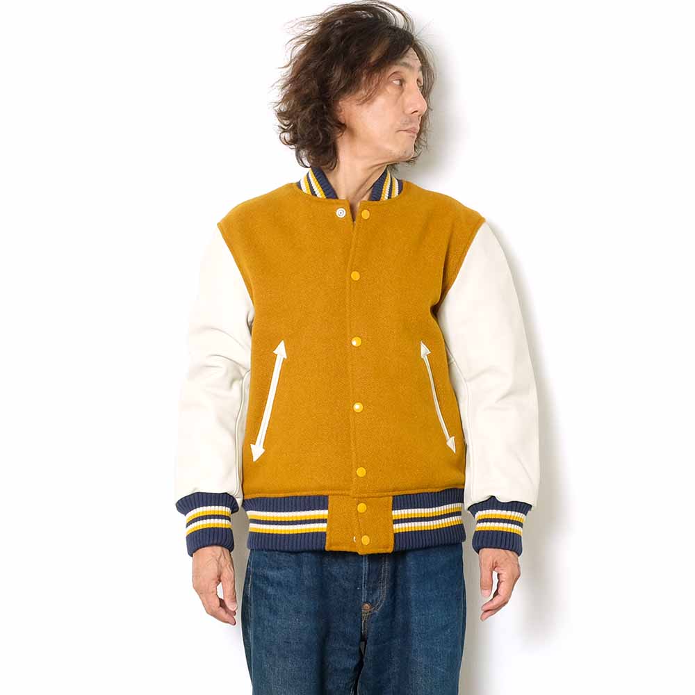 WHITESVILLE - 30oz. WOOL MELTON AWARD JACKET - SOLID - WV15168