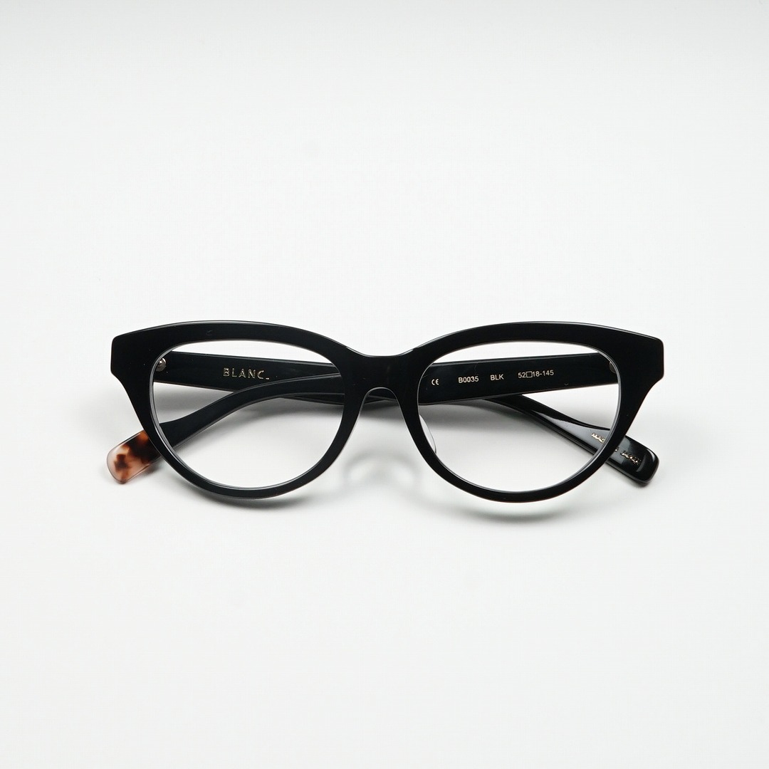 HibiMegane ONLINE SHOP | BLANC.. ブラン［B0035 BLACK/CLR 52□18