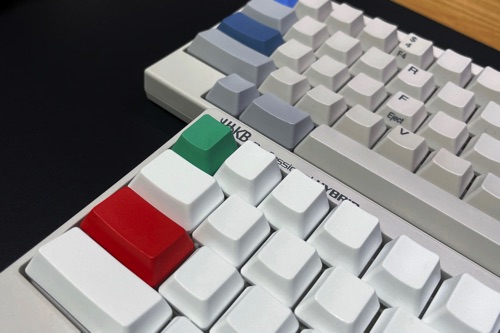 HHKB新色＆限定キーキャップを試してみた感想【キートップセット（雪