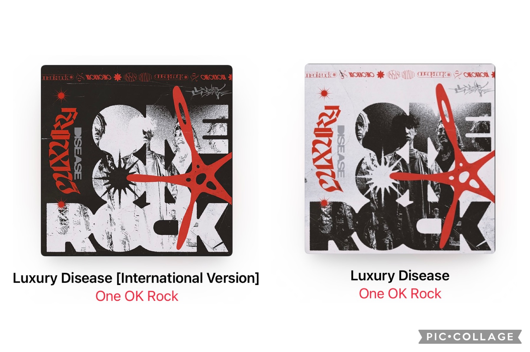 One OK Rockの新譜『Luxury Disease』の国内盤と国際盤を聴き比べると