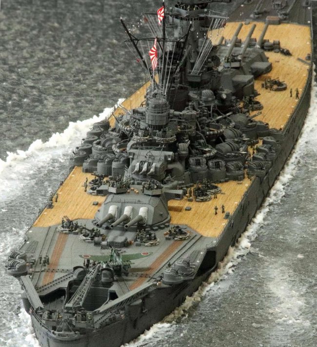 戦艦大和・1/350•完成モデル•インテリア・アンティーク・レトロ 戦艦