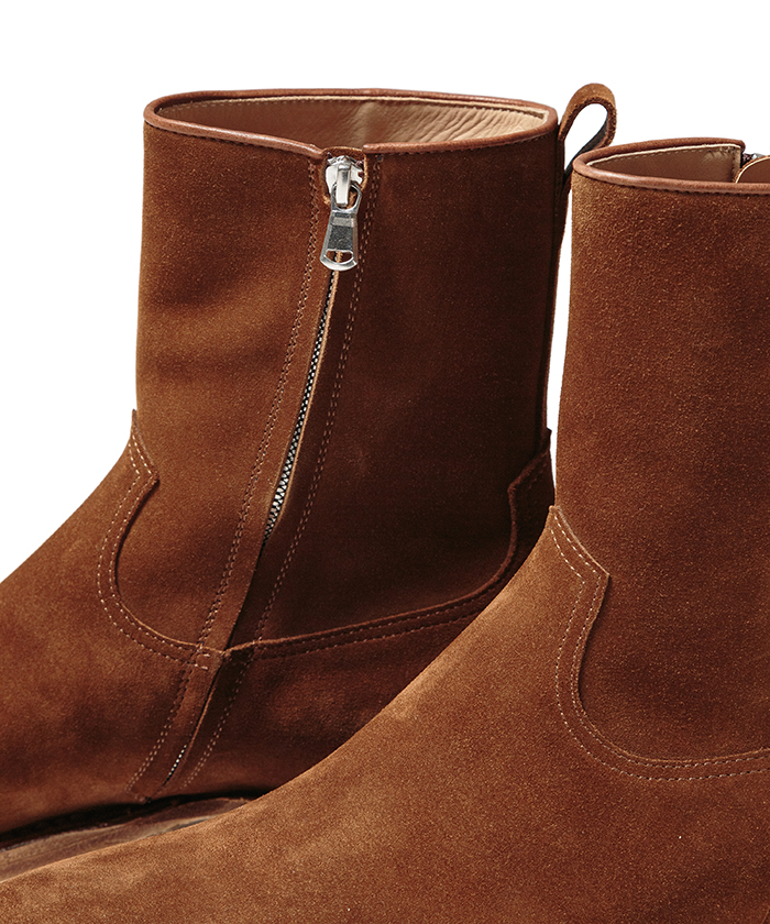 nonnativeとMINEDENIMコラボ第3弾 シャープなサイドジップブーツ発売