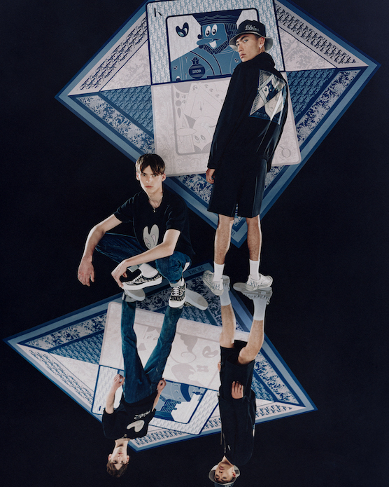 DIOR×ケニー・シャーフ トランプを落とし込んだ新作コレクション発売