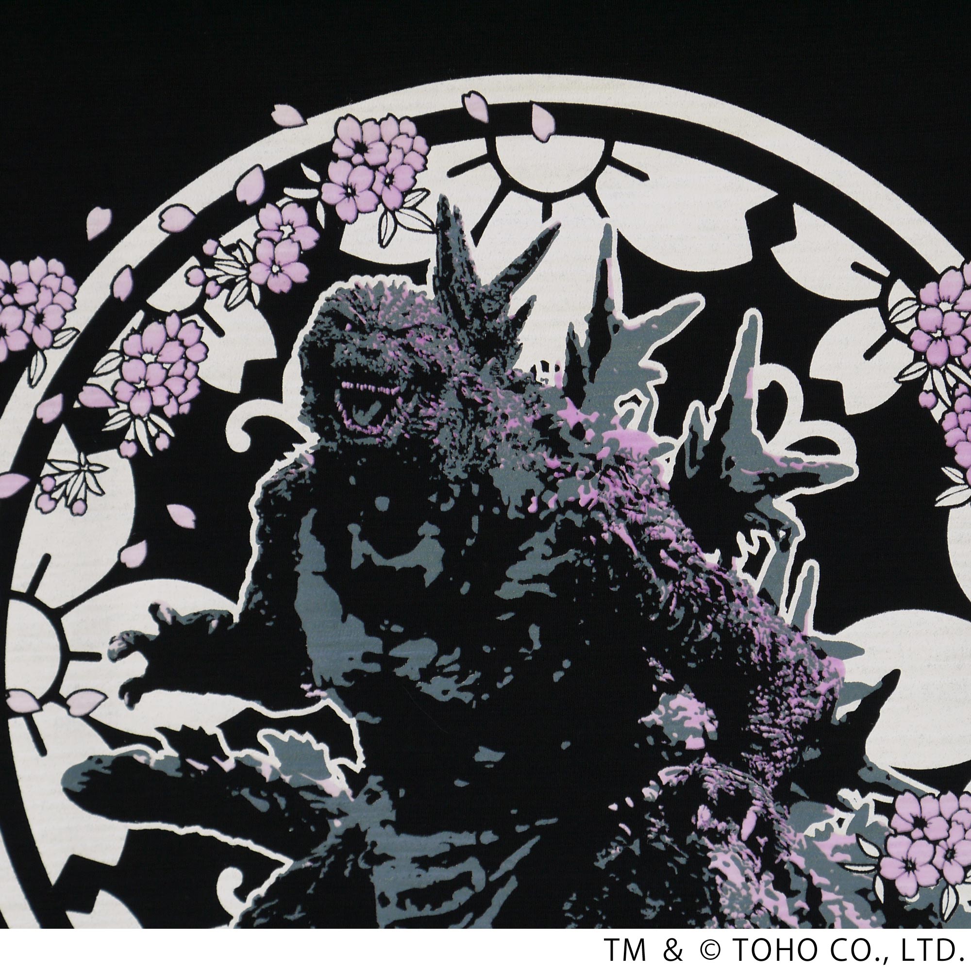 ゴジラ火消魂 桜UV L/S TEE – HiKESHi SPiRiT(火消魂)