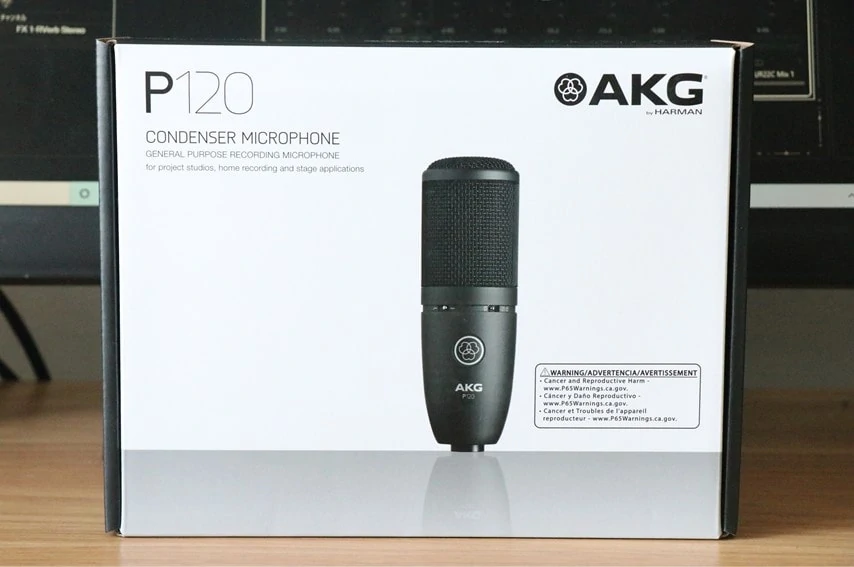 AKG P120をレビュー。1万円未満で買えるコスパに優れたコンデンサー