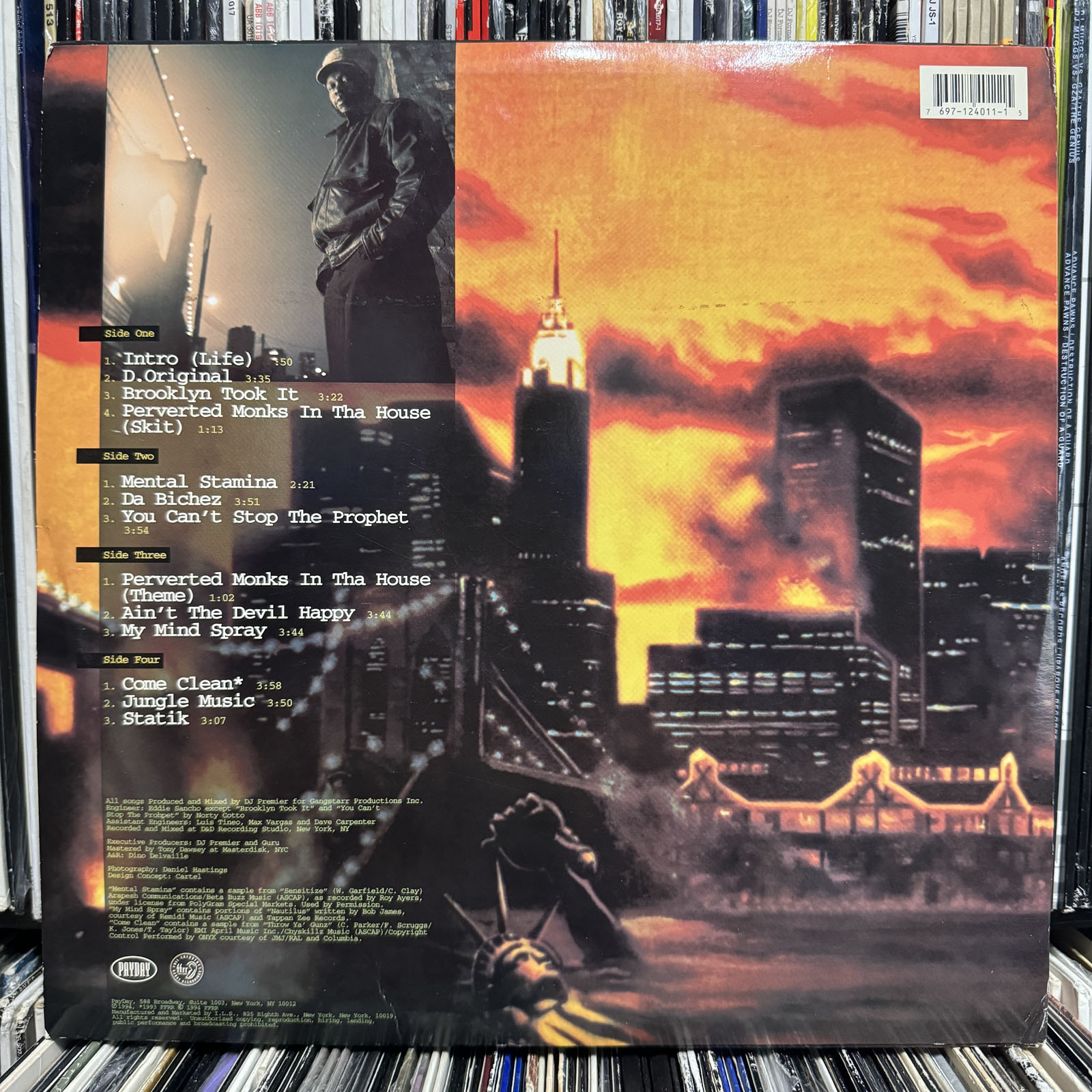 JERU THE DAMAJA - THE SUN RISES IN THE EAST (VINYL 2LP) 1994 RARE