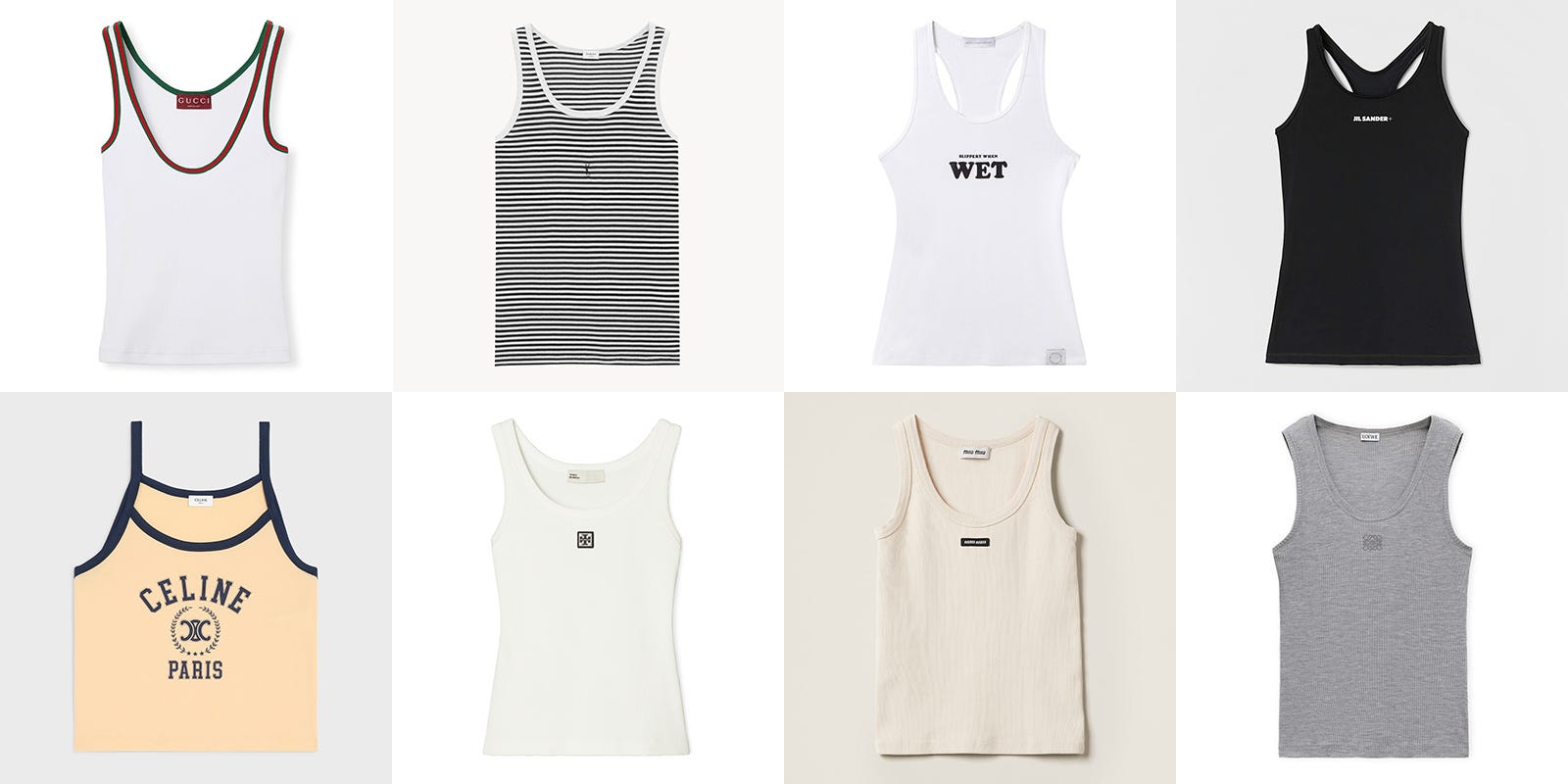 希少】CELINE セリーヌ キャミソール スタッズ ロゴ 夏コーデ 希少