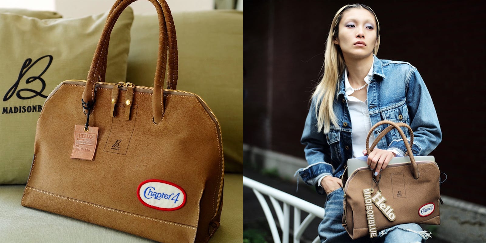 マディソンブルー」から、大人の遊び心あふれる限定コラボバッグが登場
