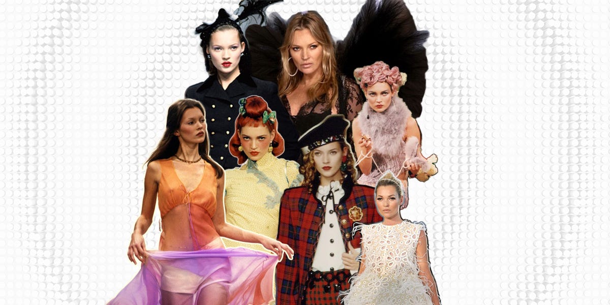 最強スーパーモデル、ケイト・モスのランウェイルック保存版