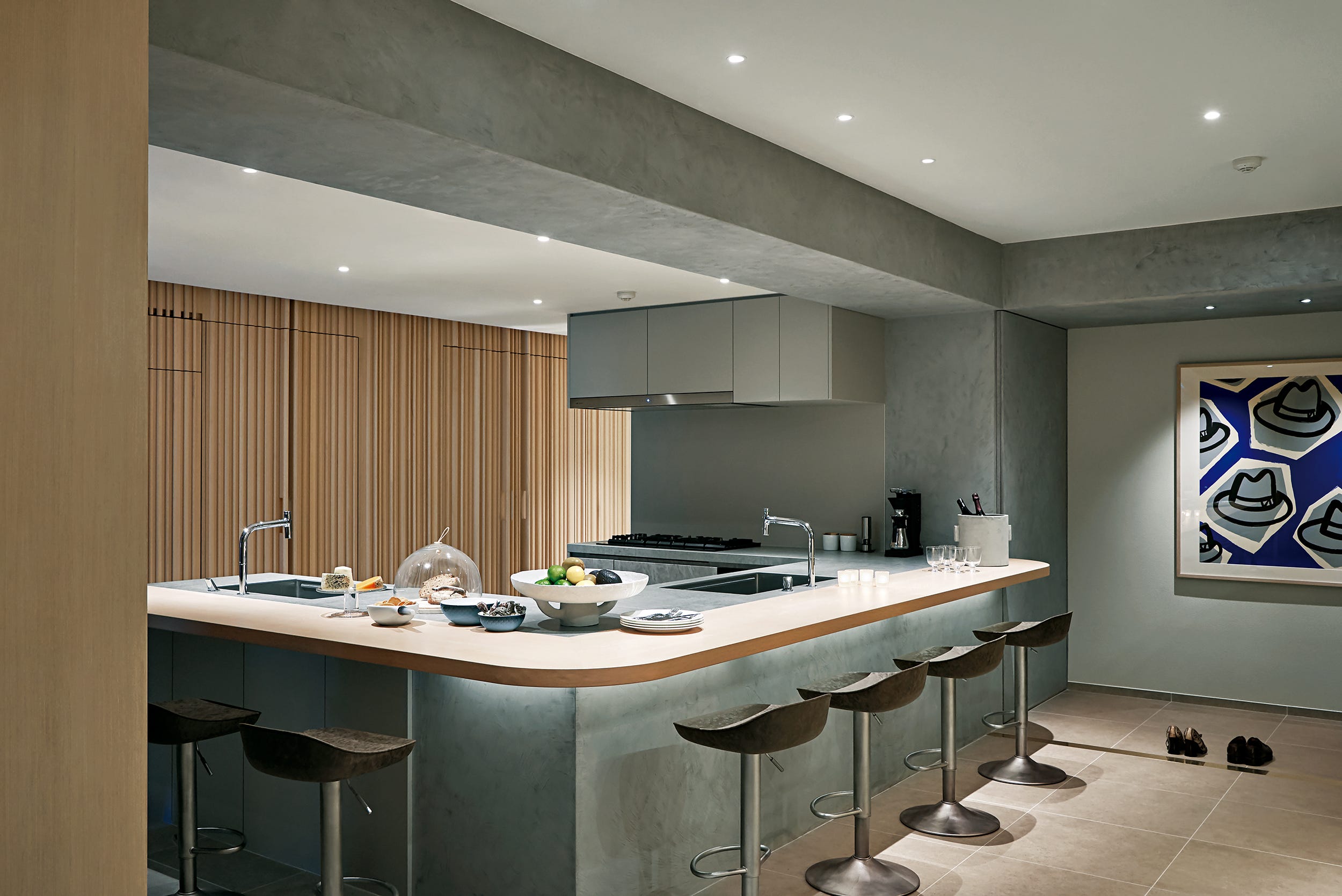 抜群に使いやすい！憧れのコの字型キッチン