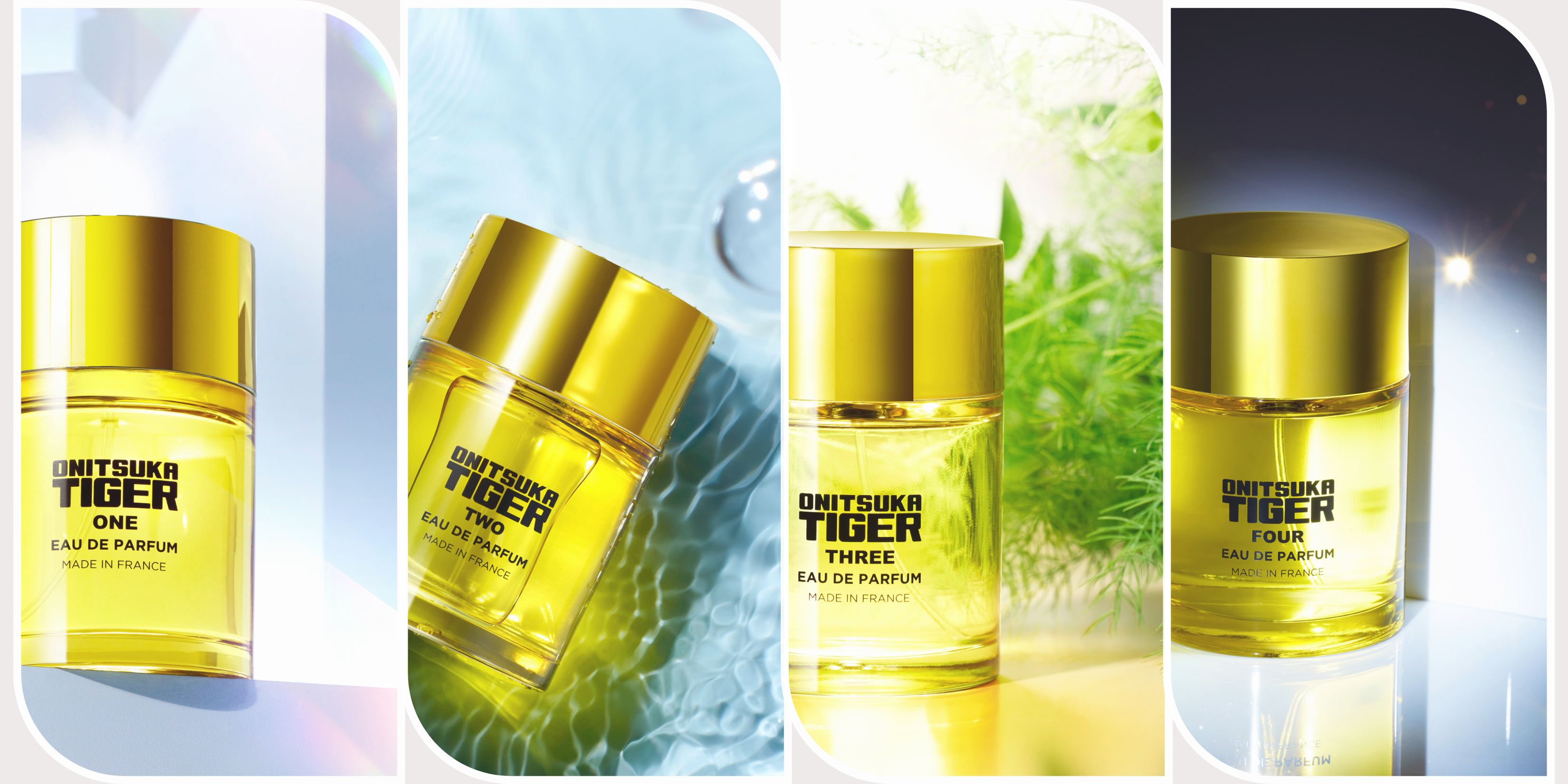 オニツカタイガー、香りで拓く新章。気分を解き放つ、4つの