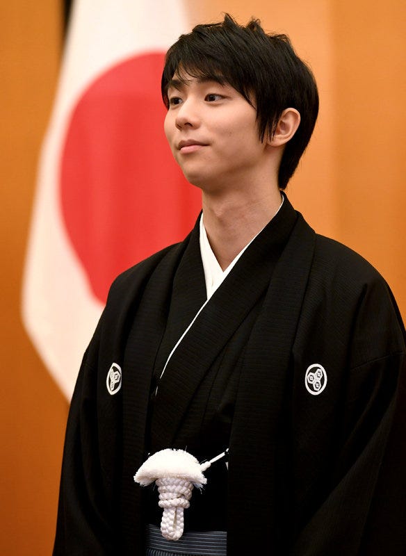 羽生結弦選手、 国民栄誉賞受賞、おめでとうございます