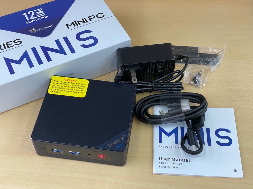 今年登場したばかりのIntel N100搭載ミニPC、Beelink「Mini S12 Pro