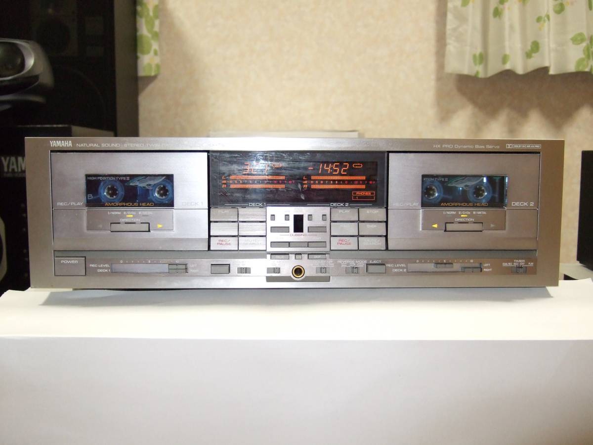 YAMAHA KX-T900 Double Cassette deck - Japanese Audio&Acoustic&Book