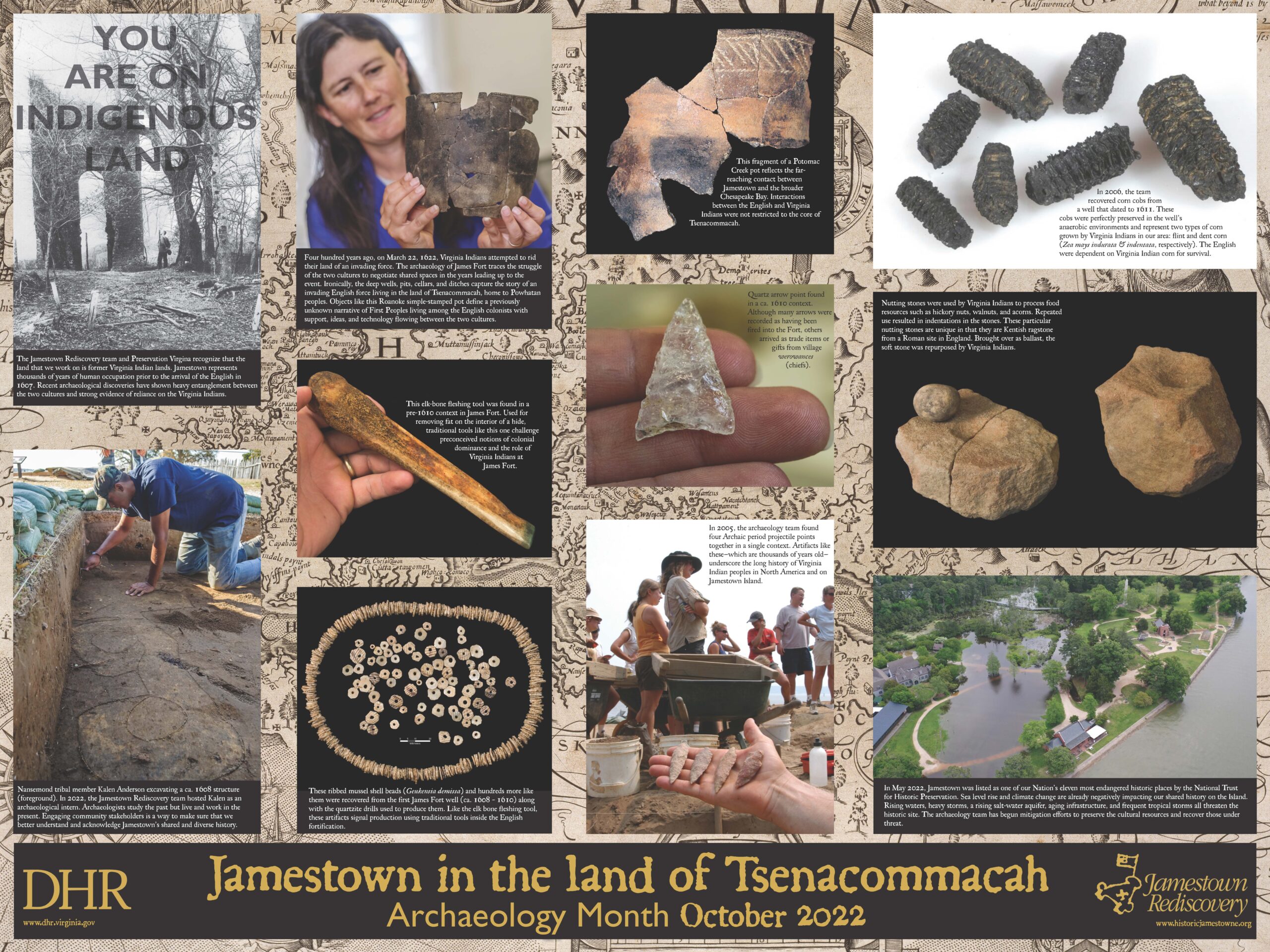 Jamestown in Tsenacommacah Poster | Historic Jamestowne