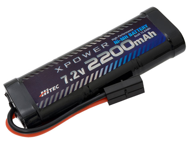 XPOWER Ni-MH 7.2V 2200mAh タミヤタイプコネクター | Hitec Multiplex