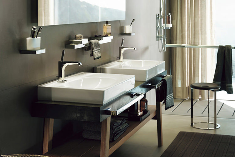 AXOR CITTERIO E シングルレバー洗面混合水栓 125(引棒無し)/Hits