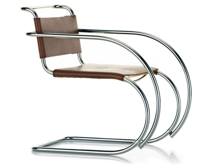 Miniature Mies van der Rohe MR20 Armchair produced by Vitra Design