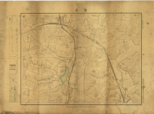 横浜市が「古地図」を復活公開中、昭和初期と30年代の日吉・綱島・高田