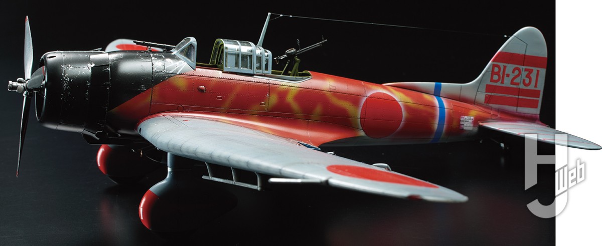 ハセガワ1/48「九九式艦上爆撃機」をベースに“「蒼龍」の赤虎”を製作