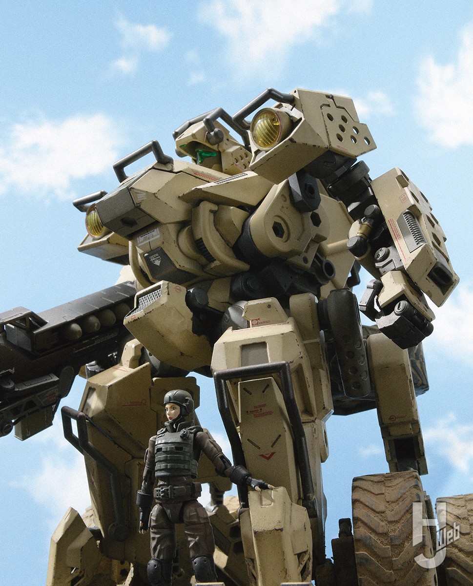 ヘキサギア】汚し塗装で映えるBAラウドゲイルをミリタリーテイストで