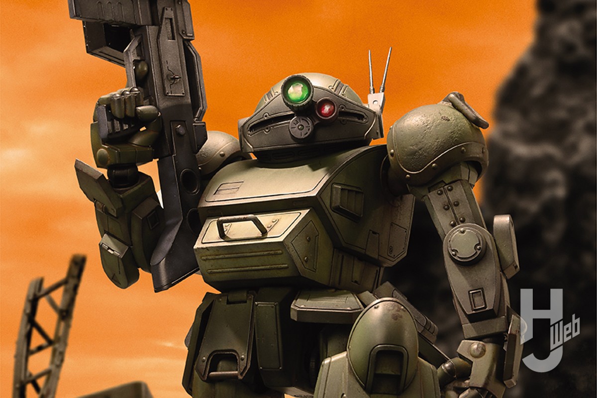 モデラー必見！映える汚し塗装で仕上げたウェーブ「1/24スコープドッグ