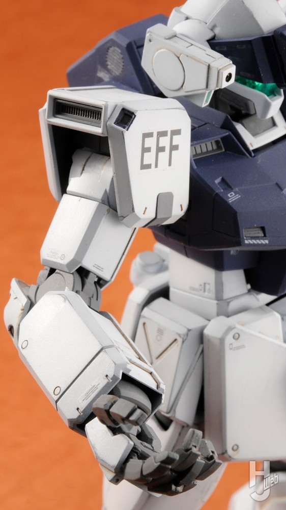 MG「ジム・スナイパーⅡ（ホワイト・ディンゴ隊仕様）」を細部の